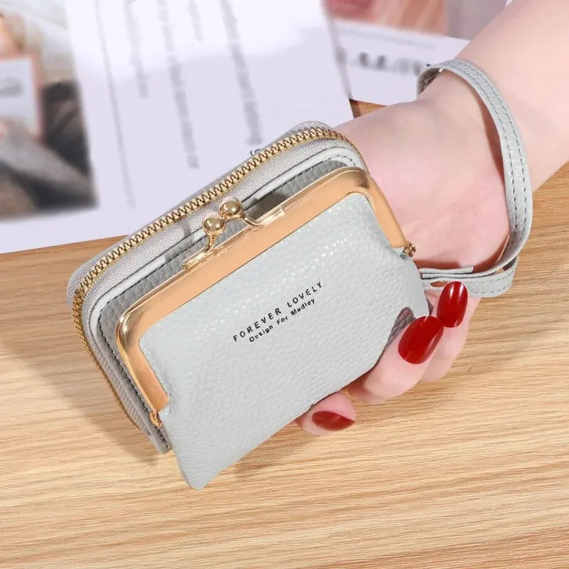 Large Capacity Wristlet Wallet Card Holder for Women