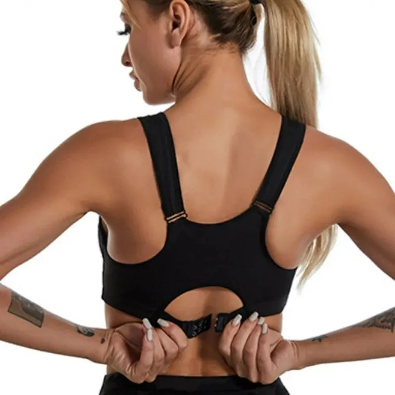 Women Shock Absorbing Yoga Sports Bra Quick Dry Fitness Top