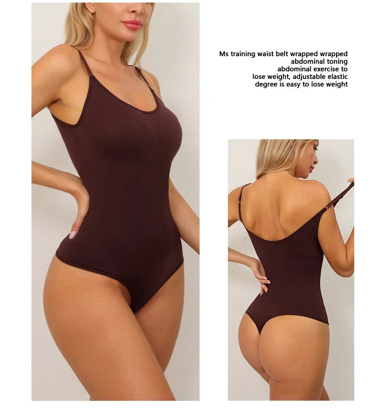 Seamless Full Body Tummy Control Shapewear Bodysuit for Women