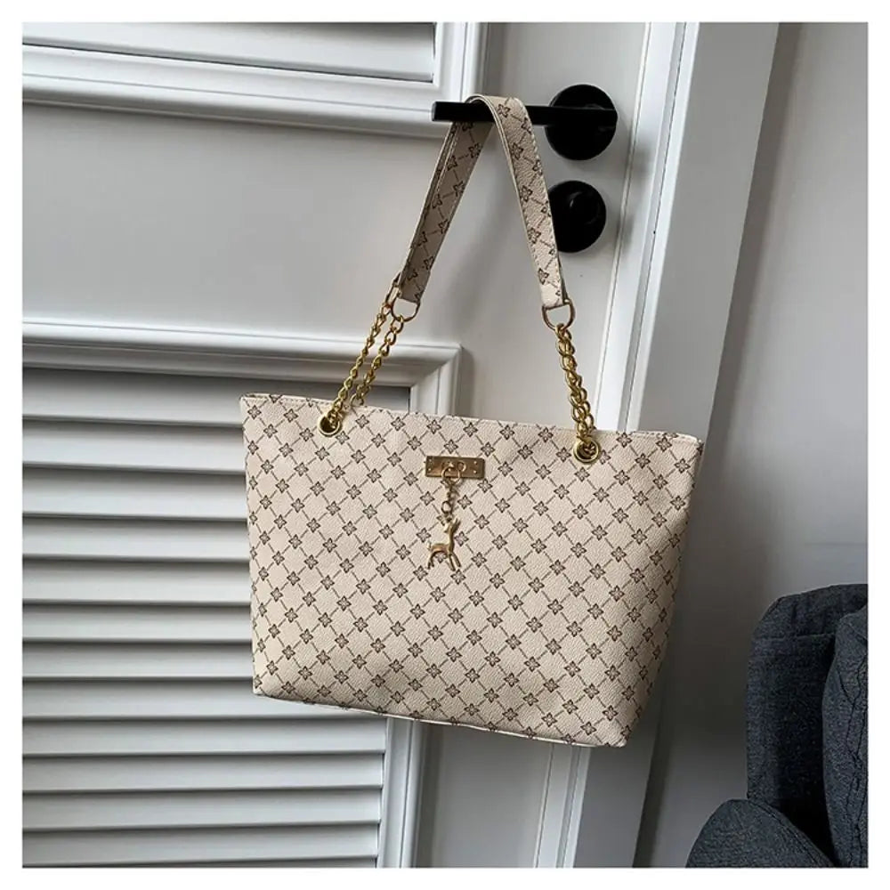 Luxury Printed Large Capacity Tote Shoulder Bag for Women