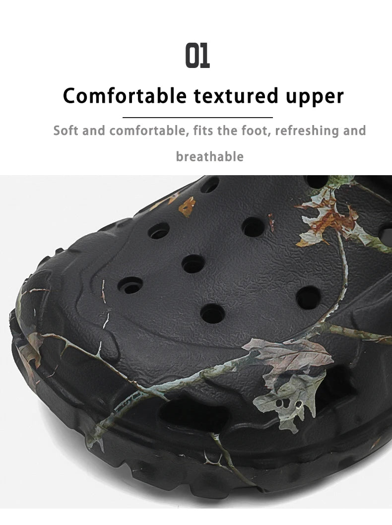 Mens Classic Outdoor Anti-Slip Garden Clog Sandals