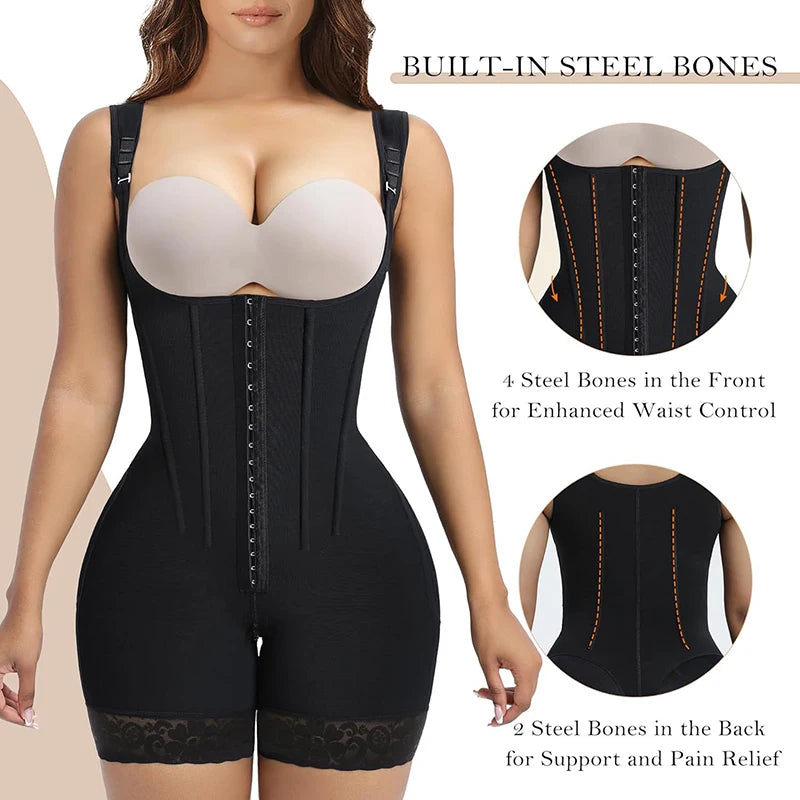 Tummy Control Butt Lifter Shapewear Bodysuit for Women