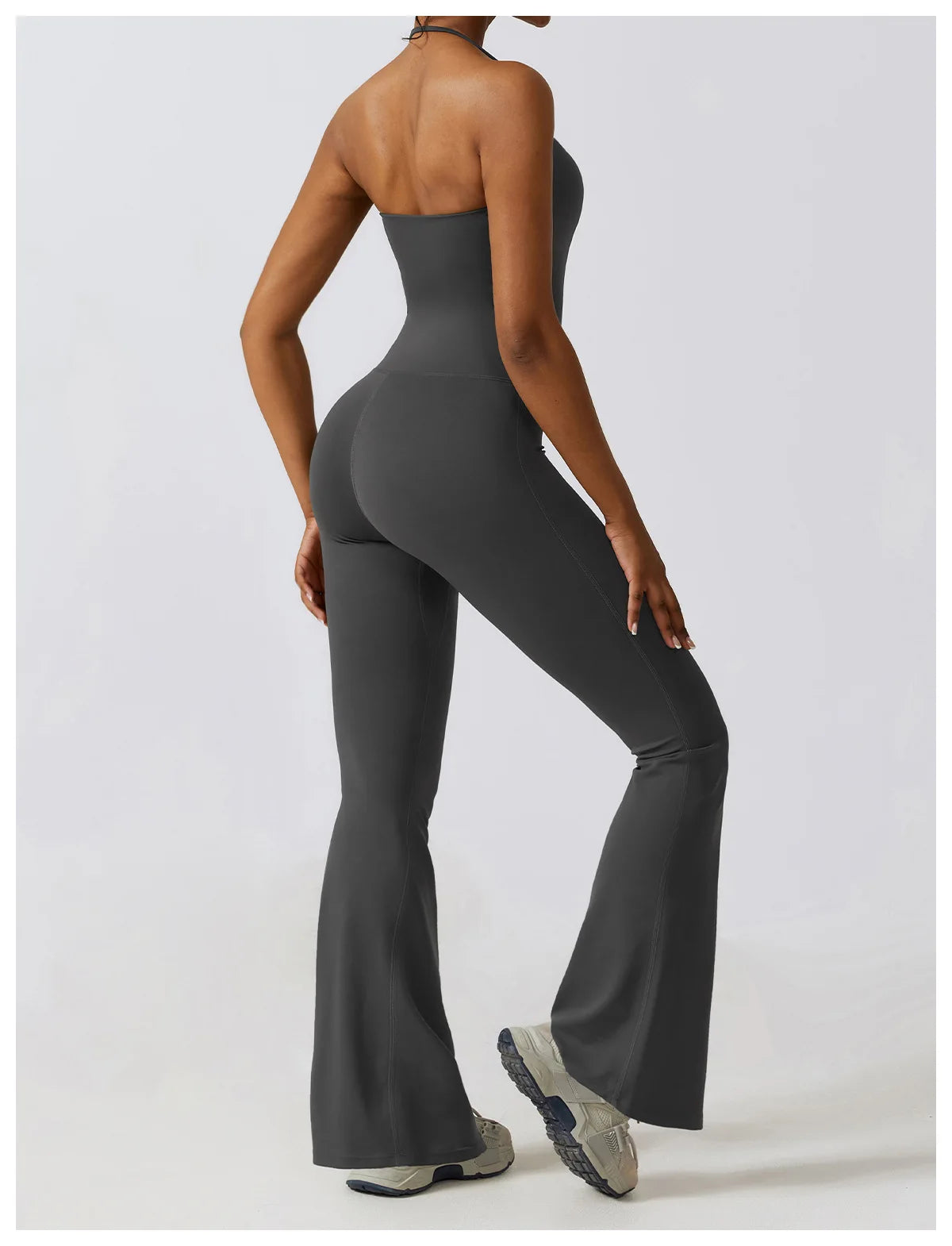 Women Sleeveless Yoga Jumpsuit Fitness Sports Bodysuit