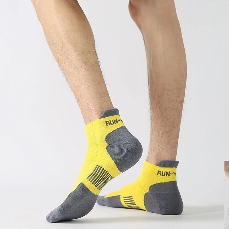 Breathable Sweat Absorbing Short Socks for Men