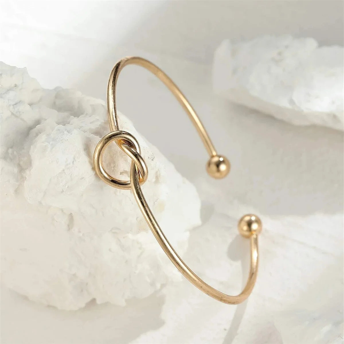 Stainless Steel Woven Twist Vintage Bracelet Streetwear Jewelry