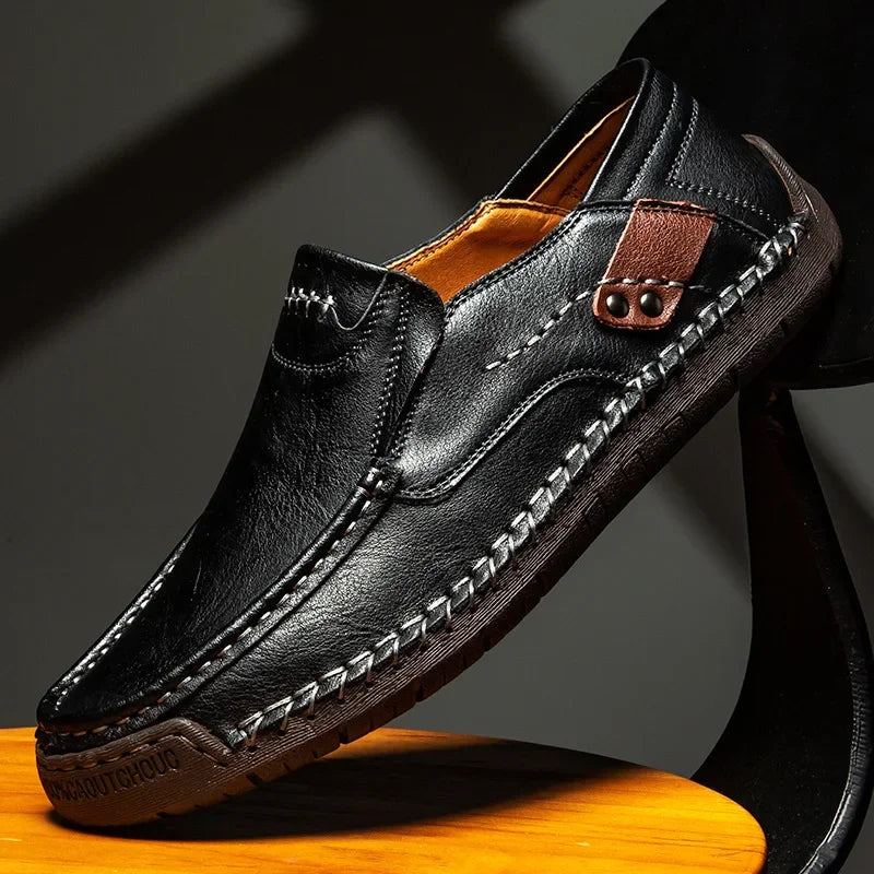 Men Breathable Slip on Italian Driving Shoes Loafers