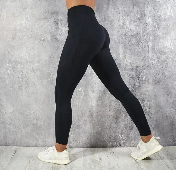 High Waist Shapewear Leggings with Pockets for Women