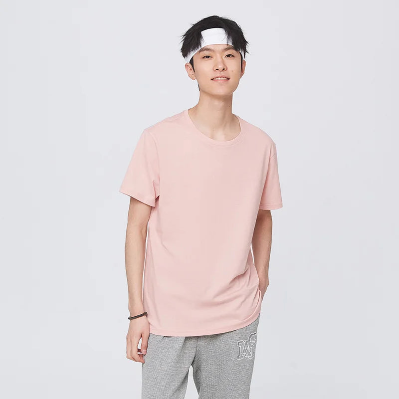 Men Cotton Short Sleeve Summer T Shirt