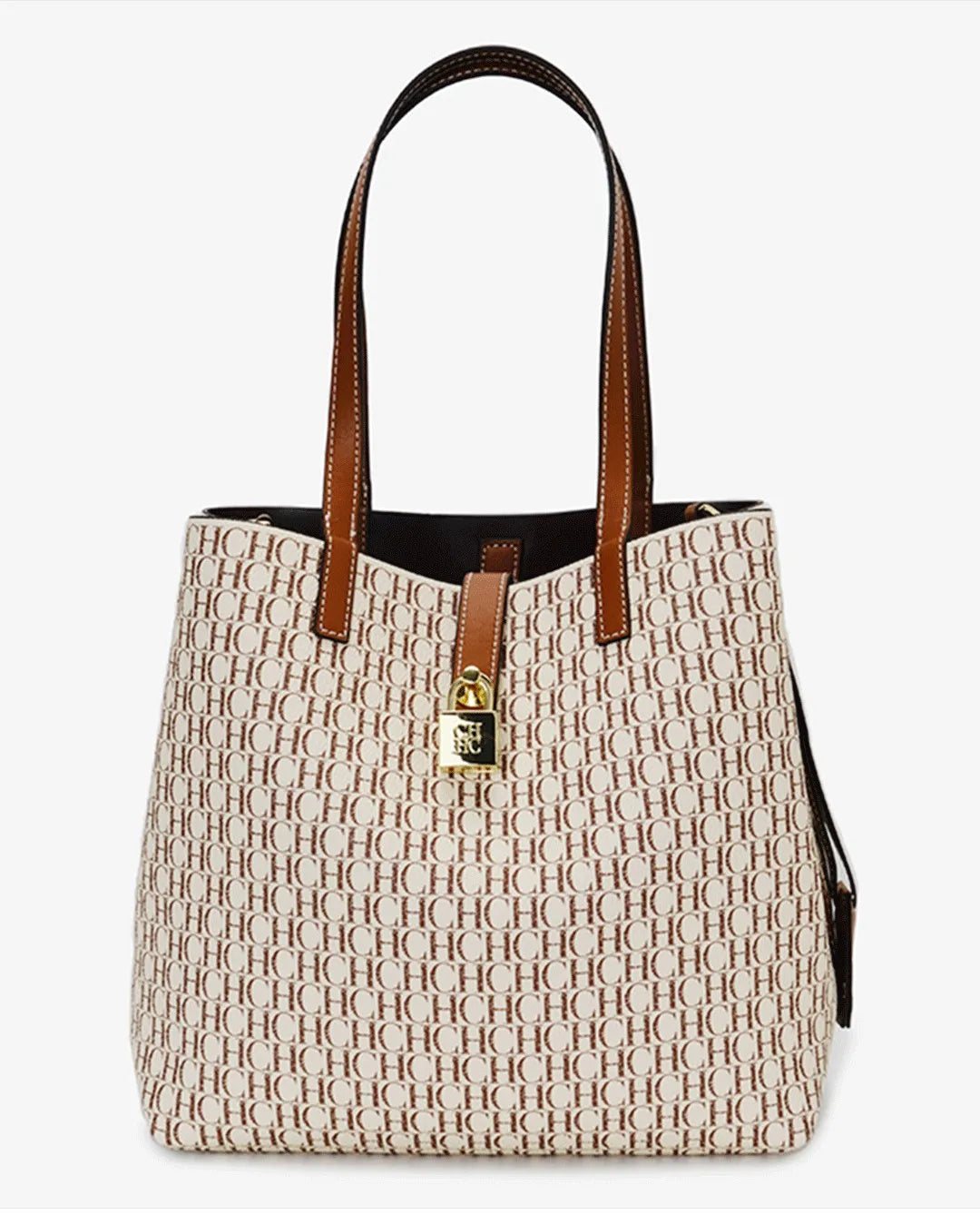 Large Capacity PU Crossbody Handbag with Letter Print for Women
