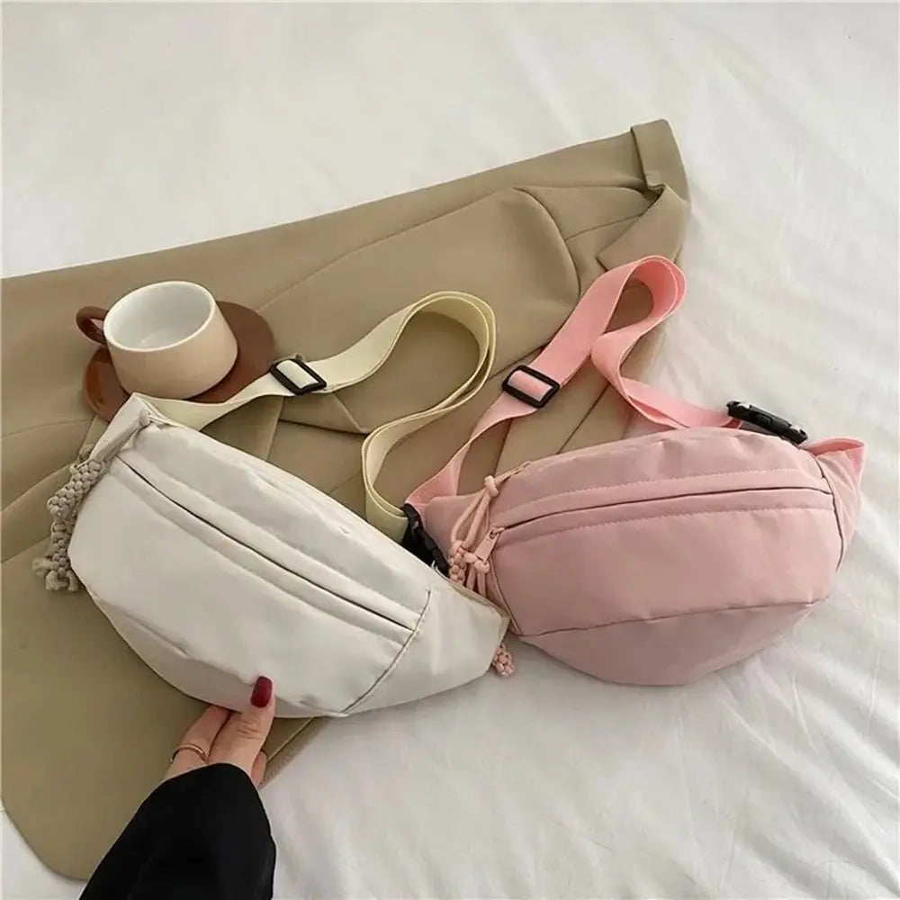 Waterproof Canvas Crossbody Chest Waist Bag for Women