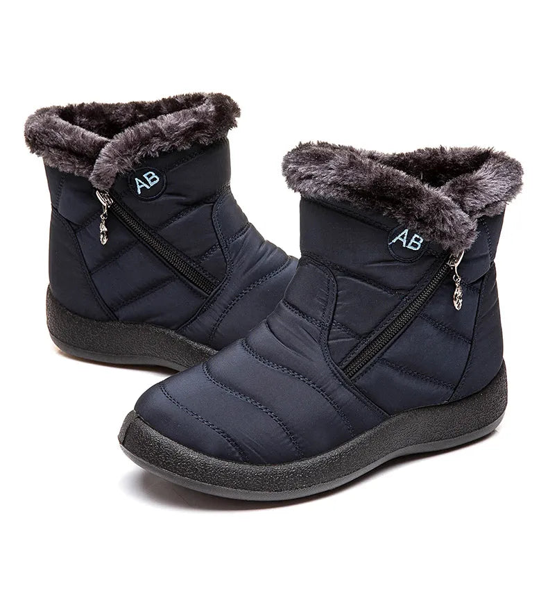 Women Fur Lined Winter Ankle Boots