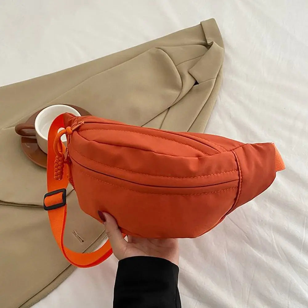 Waterproof Canvas Crossbody Chest Waist Bag for Women