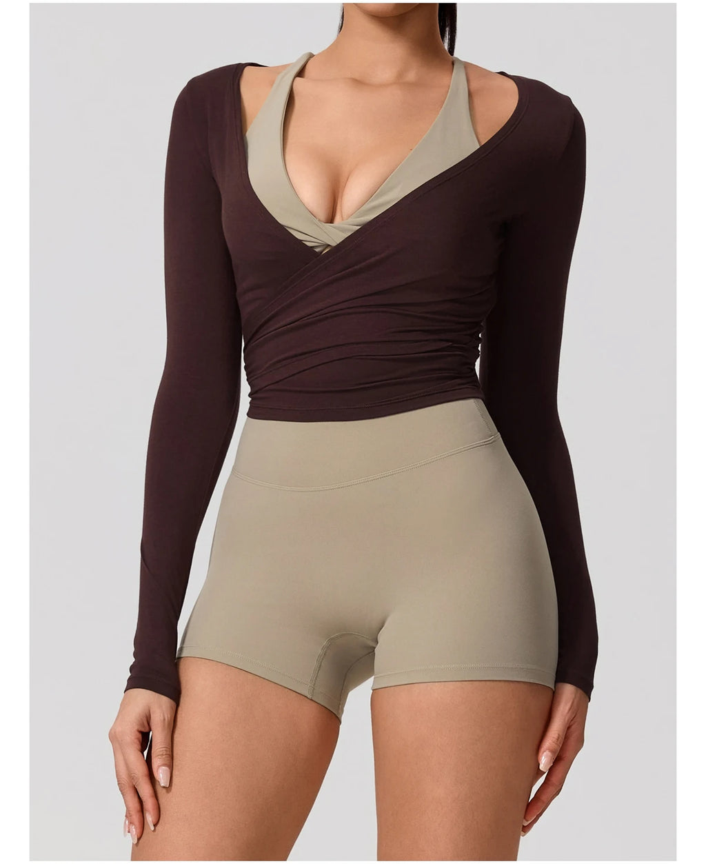Women Long Sleeve Top Breathable Quick Dry Sportswear