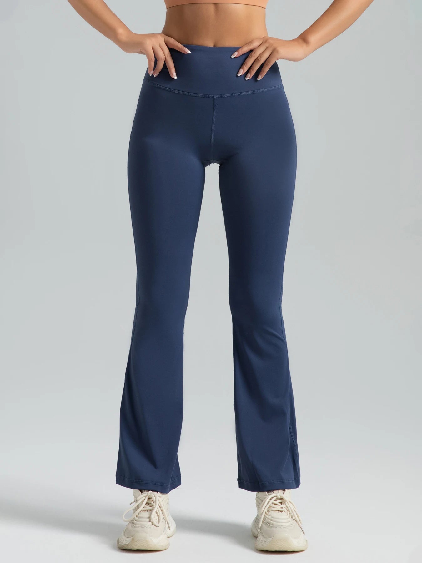Women High Waisted Bootcut Yoga Pants Flared Fitness Leggings