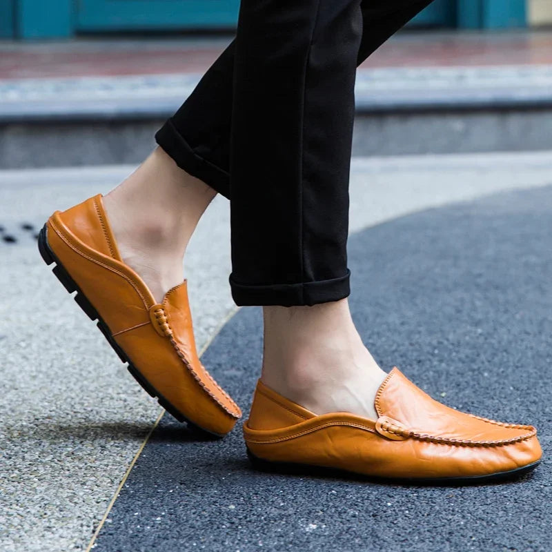 Men Shoes Casual Genuine Leather Loafers