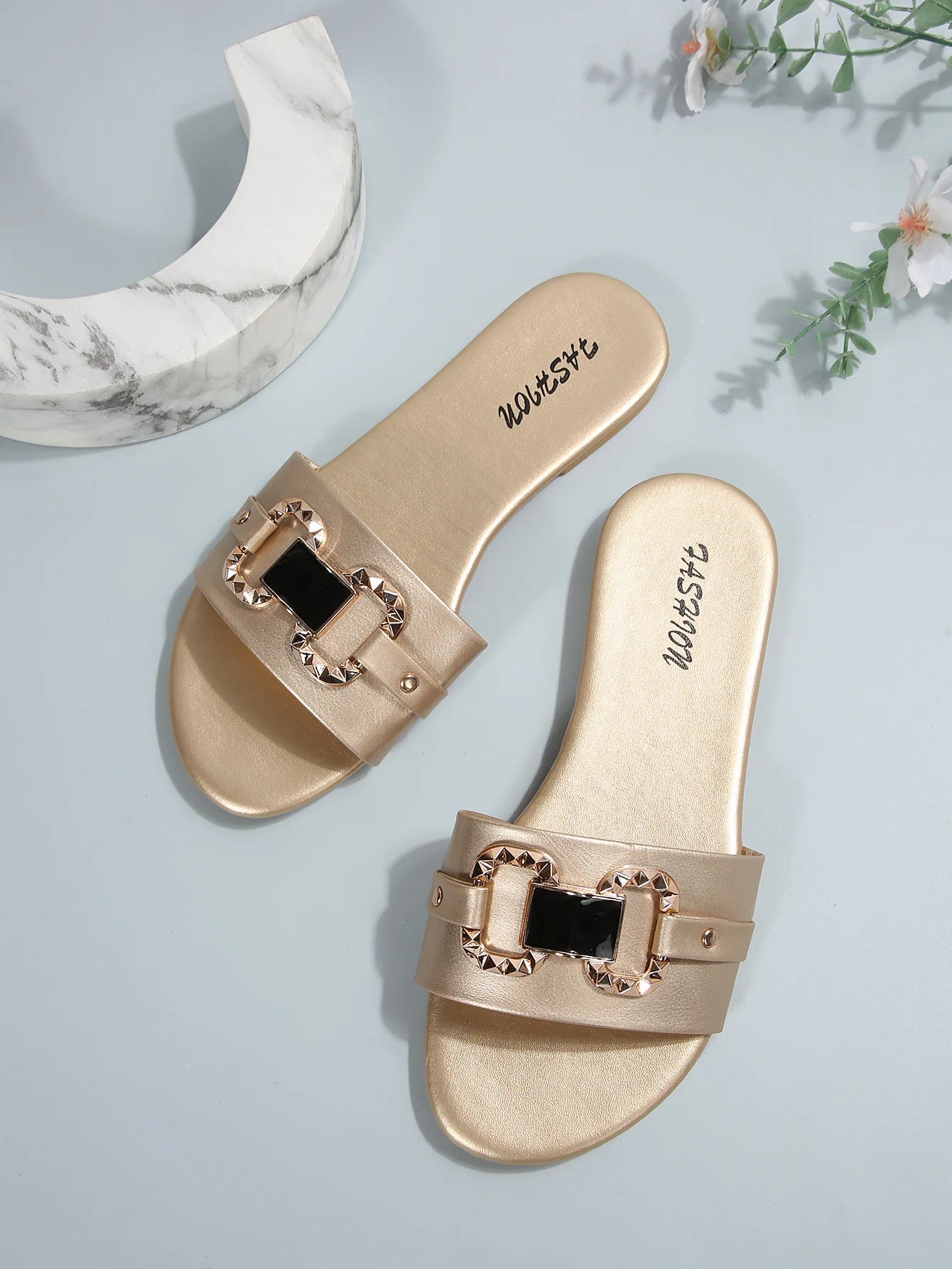 Women Comfortable Flat Slip On Sandals