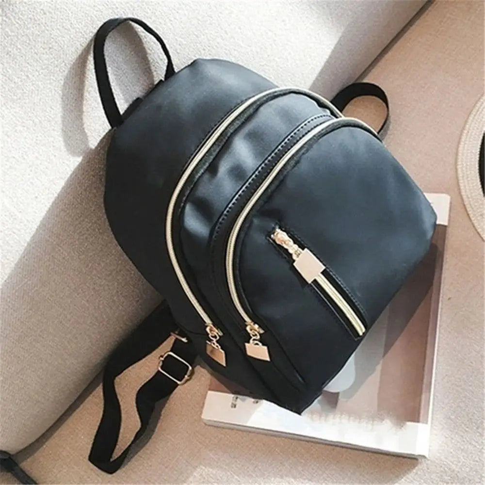 Multi Function Nylon Mini Backpack Daypack for Women