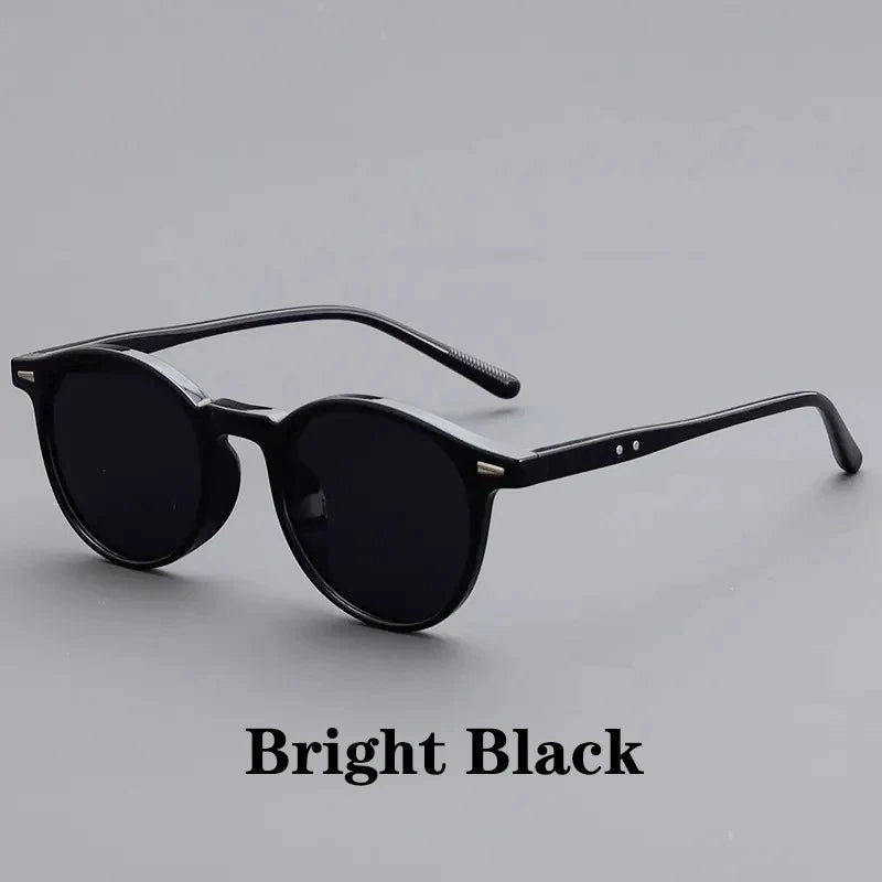 Women Vintage Round Oval UV400 Fashion Sunglasses