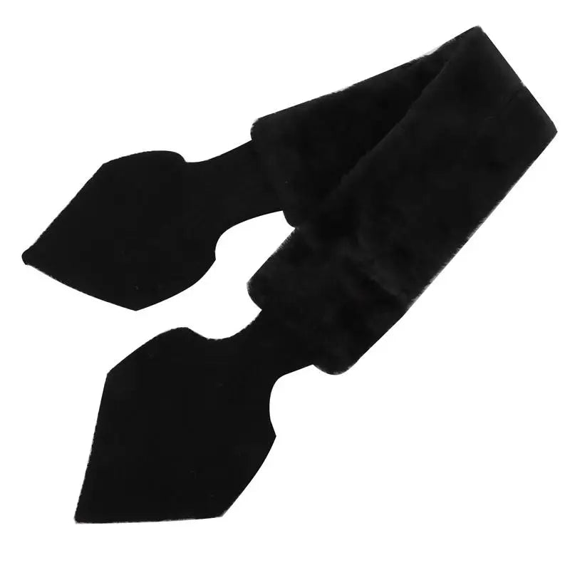 Women Winter Knitted Cross Strap Neck Scarf Shawl