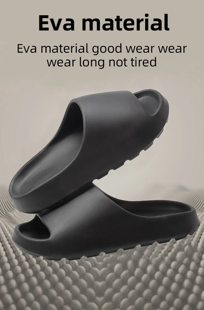 EVA Anti-Slip Men's Slippers Home Thick Bottom Slippers Comfortable Lightweight Indoor Outdoor House Slippers