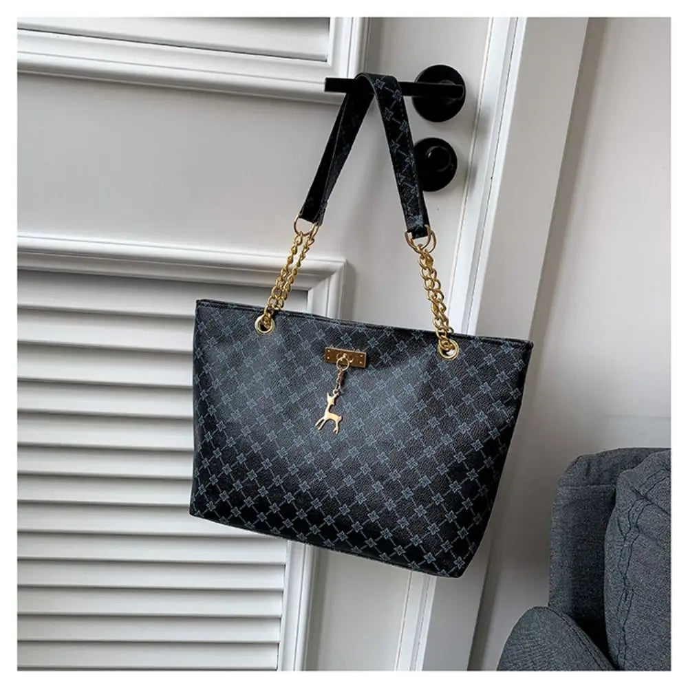 Luxury Printed Large Capacity Tote Shoulder Bag for Women