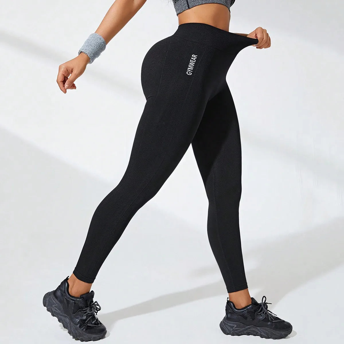 Women High Waisted Tummy Control Yoga Leggings Workout Pants