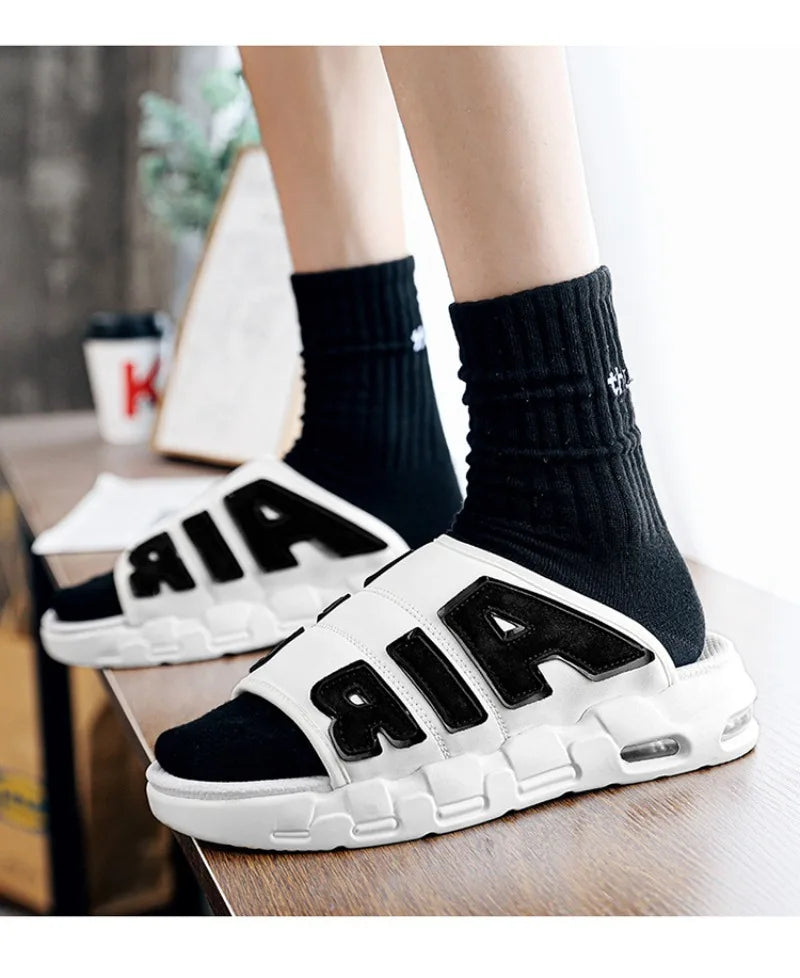 Men's Slippers 2025 Summer Breathable Slippers Large Fashion Platform Casual Shoes for Men New Light Sneakers Zapatos De Hombre