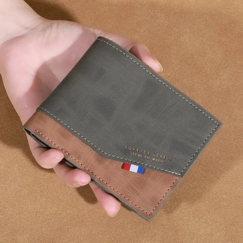 High Capacity Vintage Leather Wallet for Men
