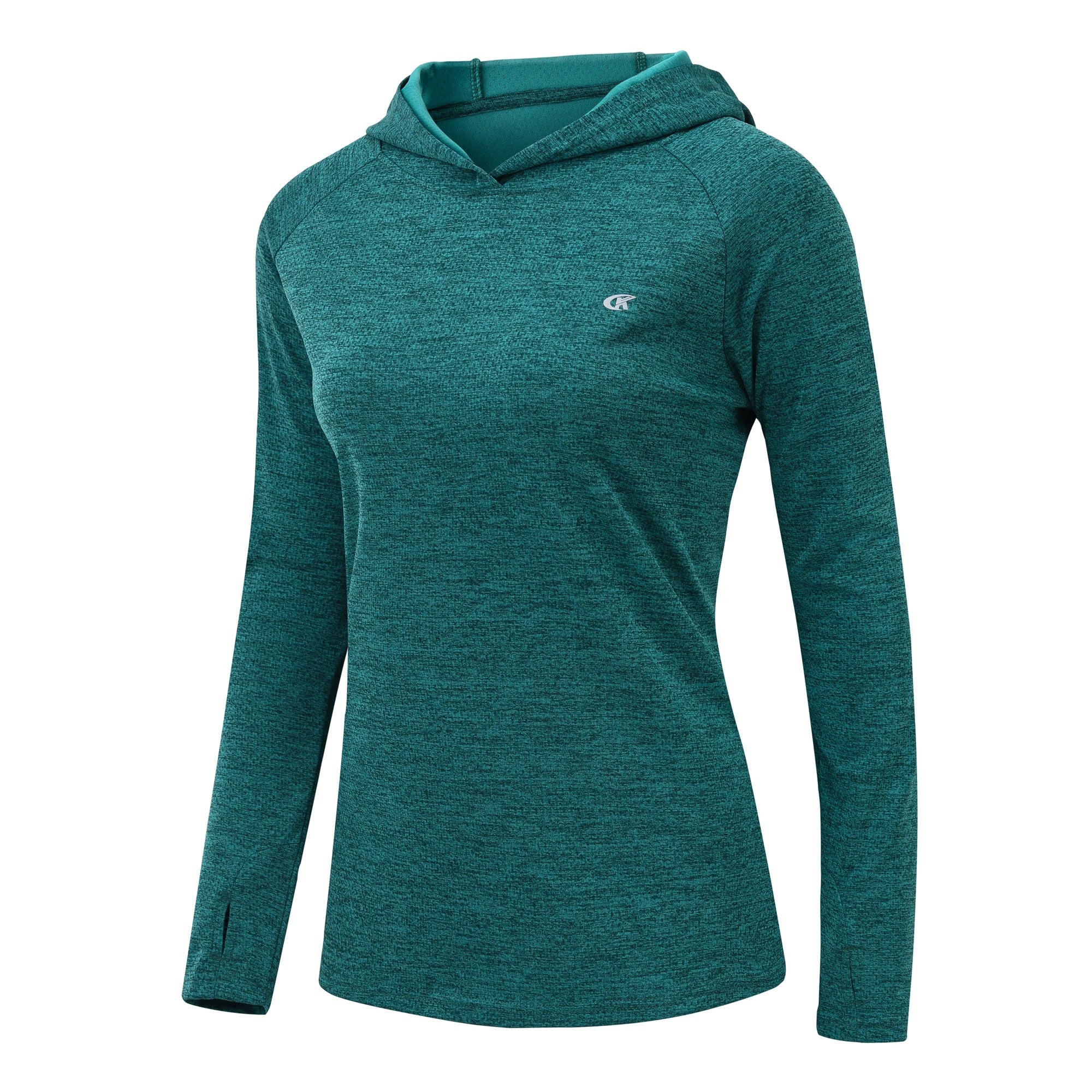 Women Lightweight Hooded Rash Guard Top