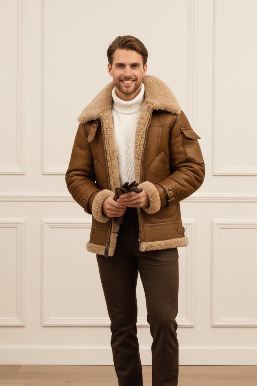 Men Slim Fit Zip Up Casual Jacket