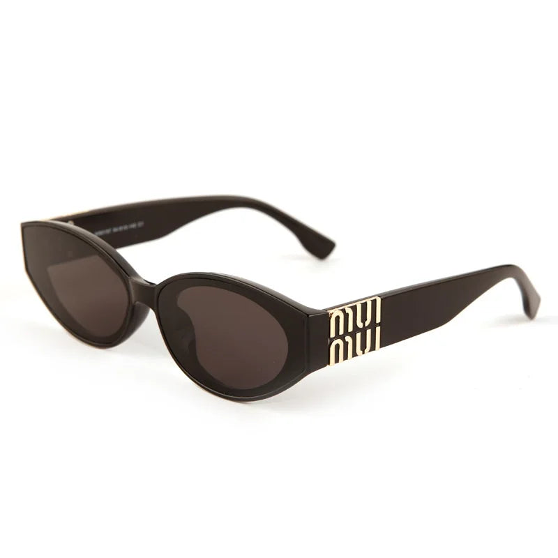 Women Luxury Oval UV400 Designer Fashion Sunglasses