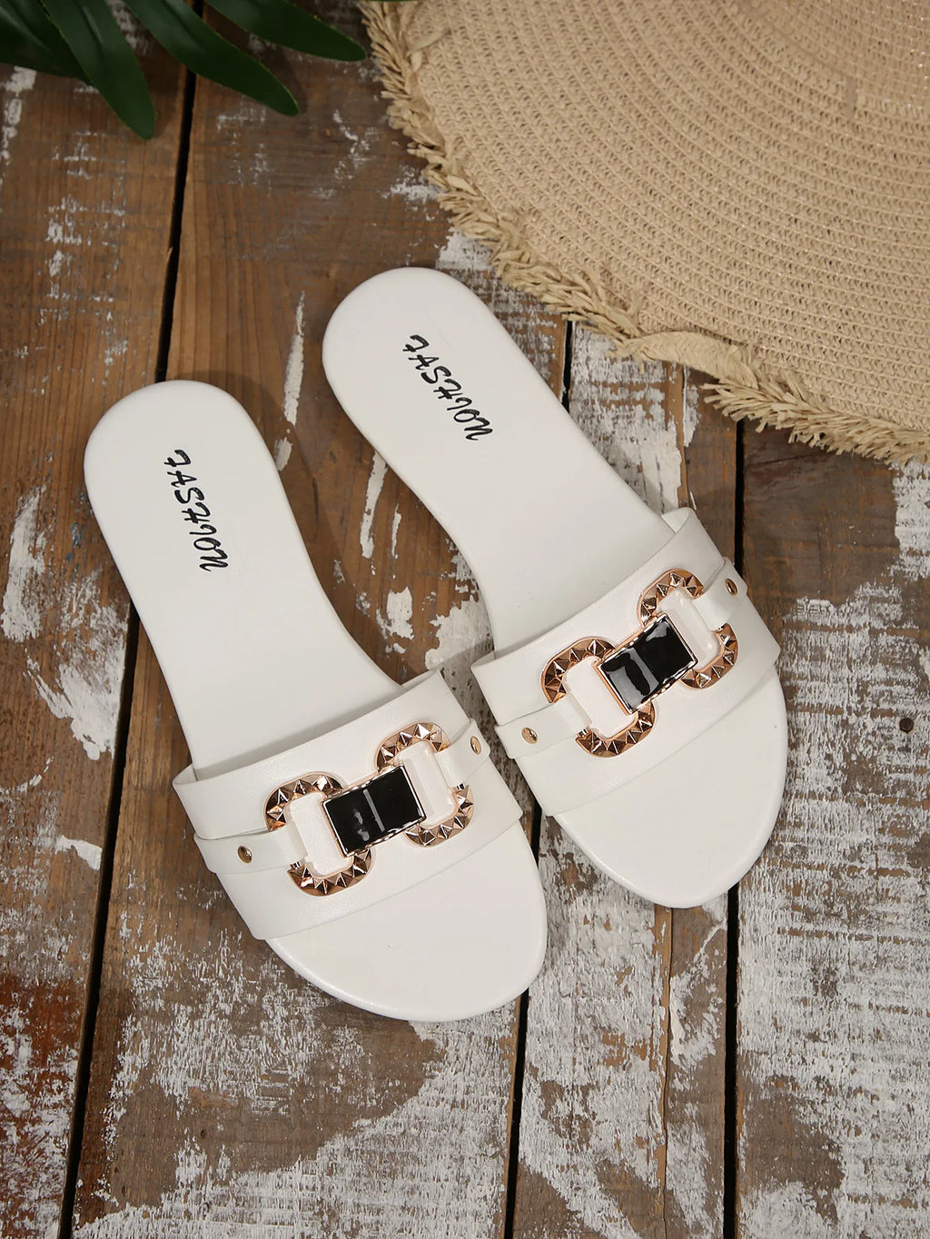 Women Comfortable Flat Slip On Sandals