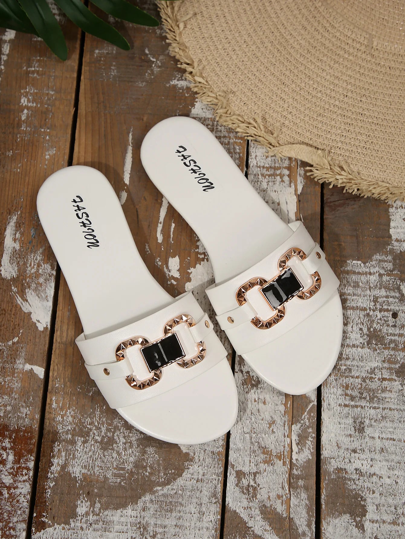 Women Comfortable Flat Slip On Sandals
