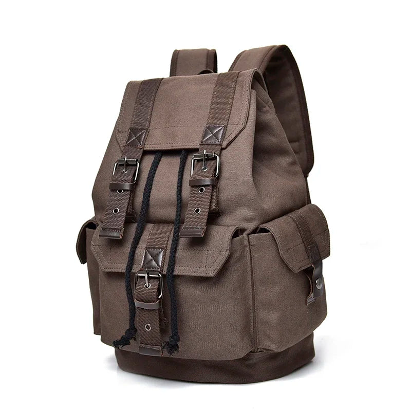Large Capacity Canvas Backpack for Men