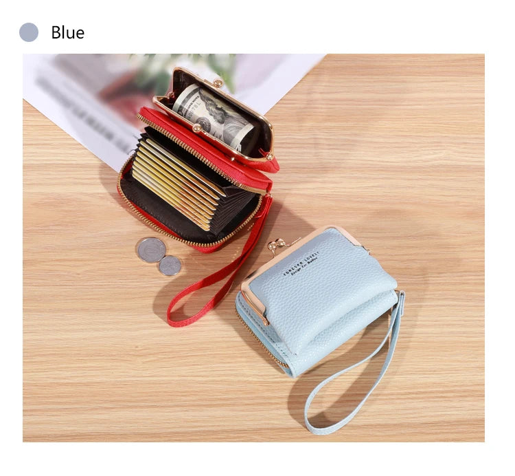 Large Capacity Wristlet Wallet Card Holder for Women