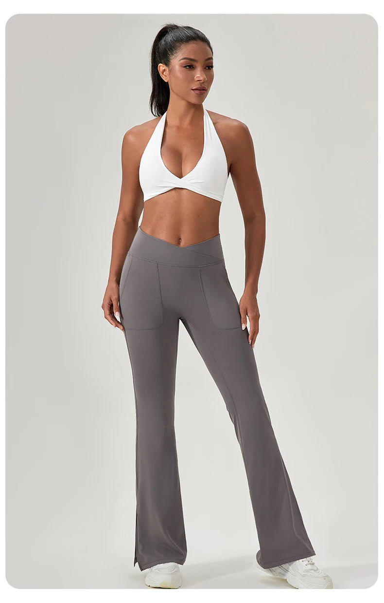 Women Halter Stylish Neck Sports Bra