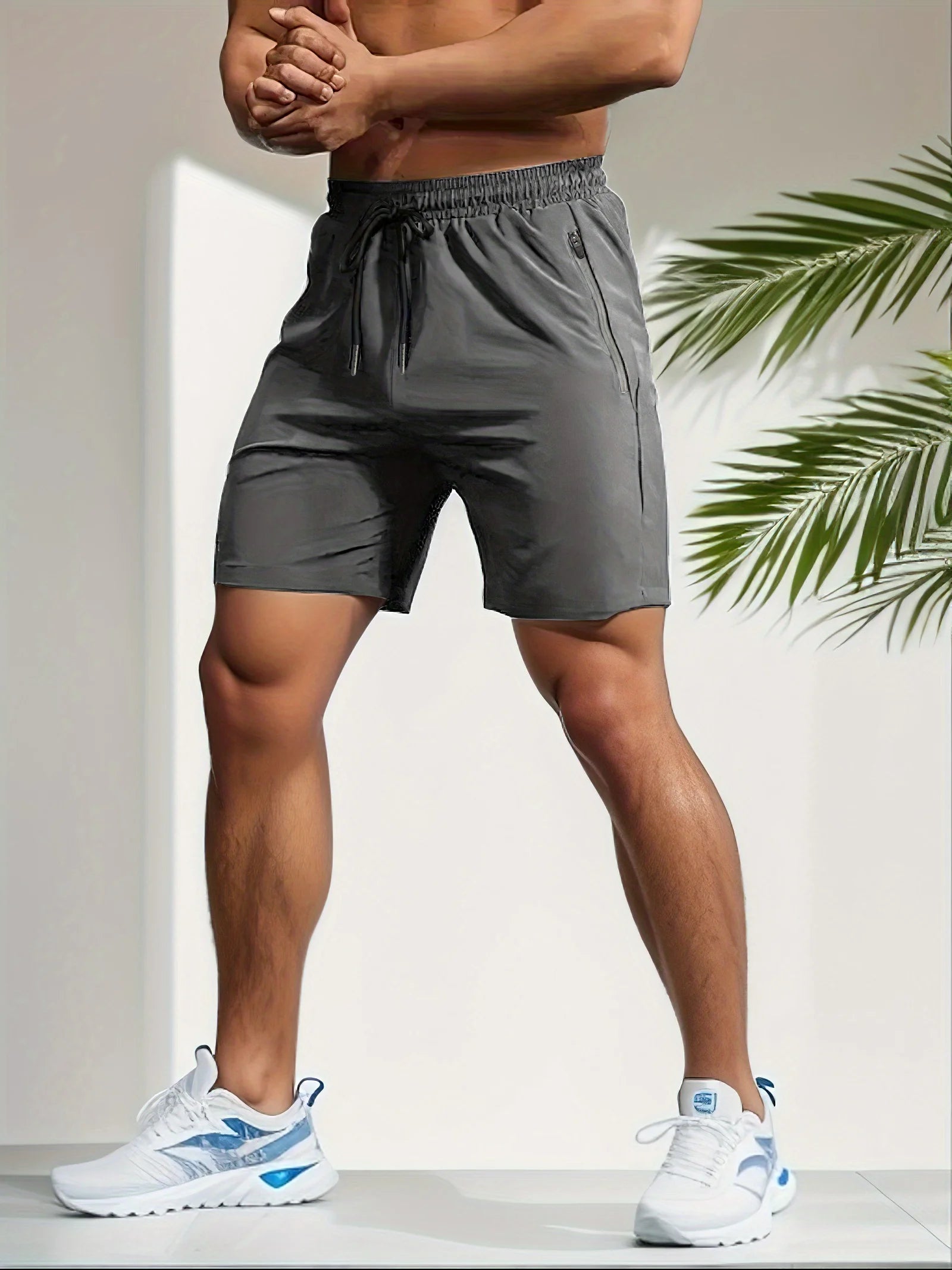 Men Quick Dry Gym Running Sports Shorts