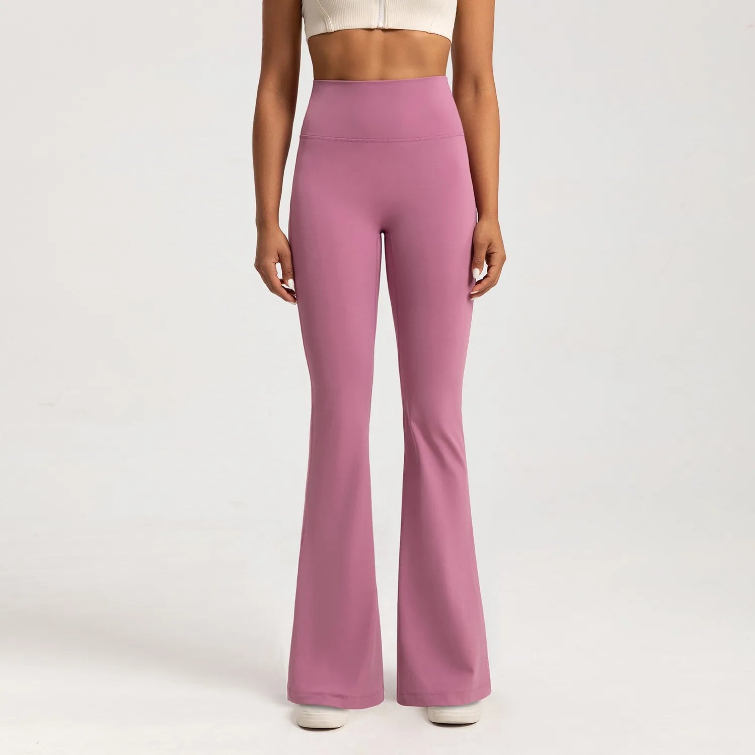 Women High Waist Wide Leg Yoga Pants Slim Fitness Leggings