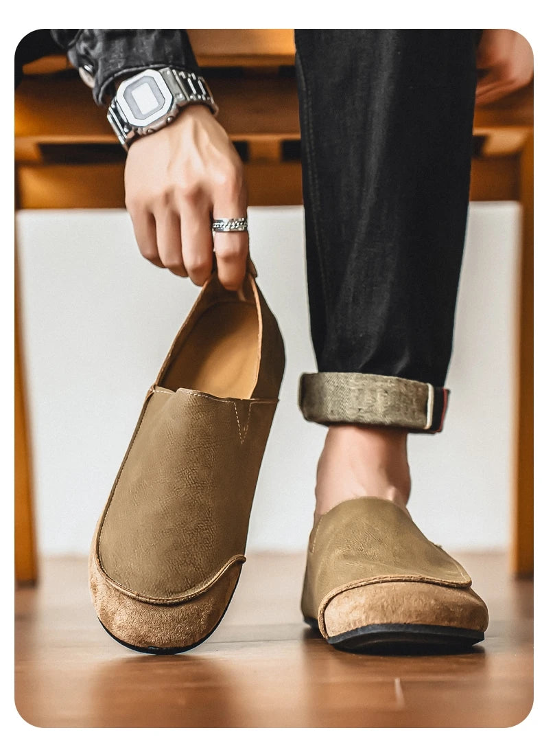 Man Loafers Outdoor Walking Fashion Casual Shoes
