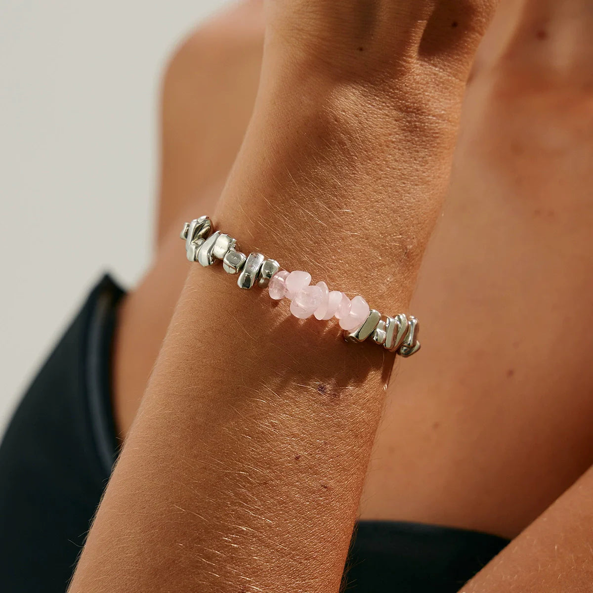 Women Vintage Pearl Bead Chain Bracelet Fashion Jewelry