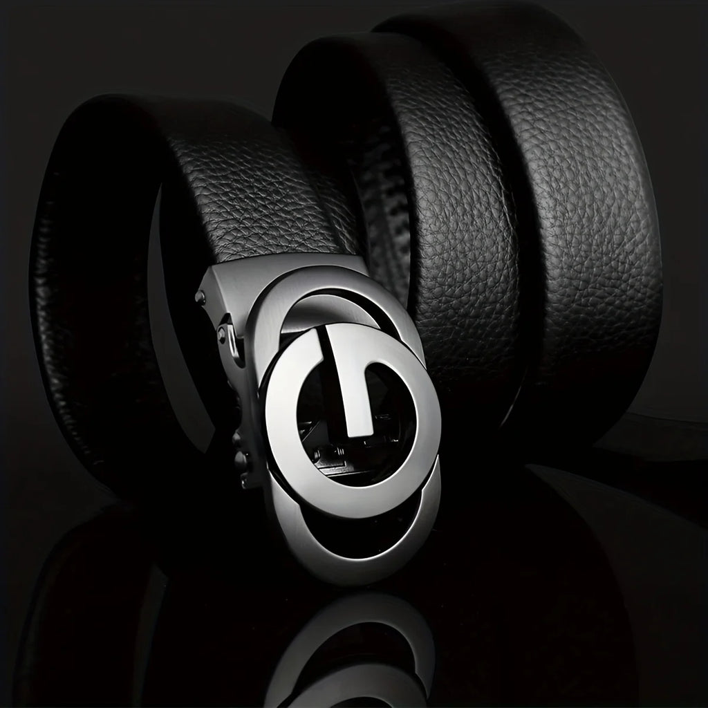 Men Genuine High Quality Alloy Business Belt