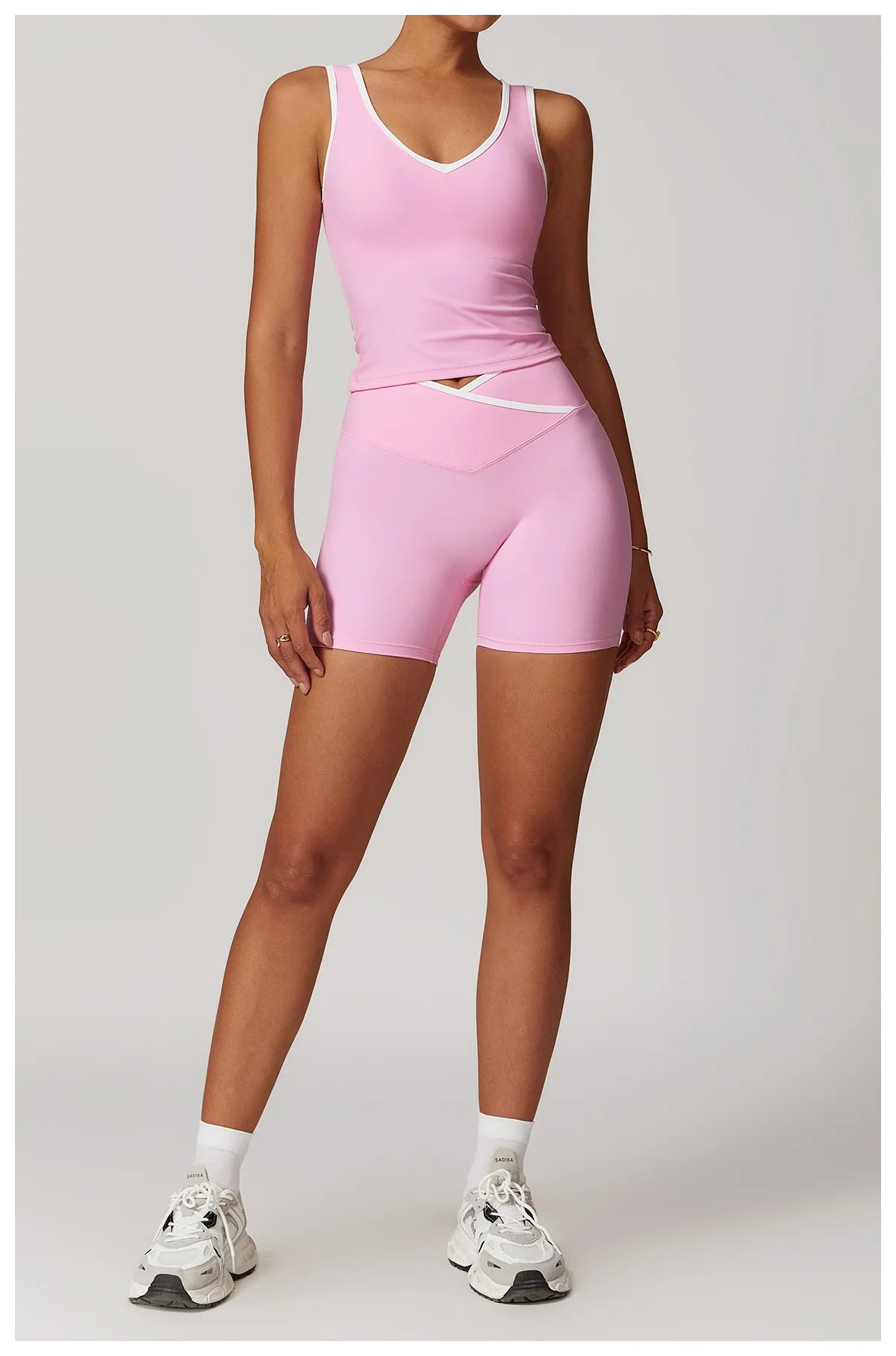 Women 2 Piece Yoga Set Sports Bra and Shorts Fitness Outfit