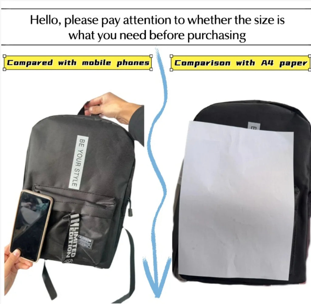 Large Capacity Fashion Backpack for Men