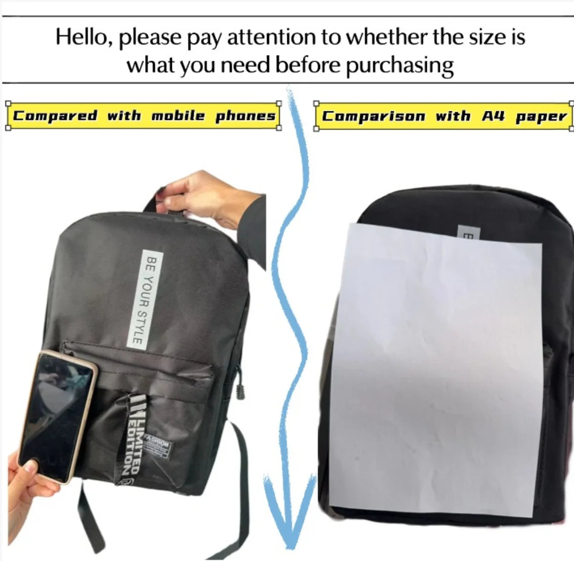 Large Capacity Fashion Backpack for Men