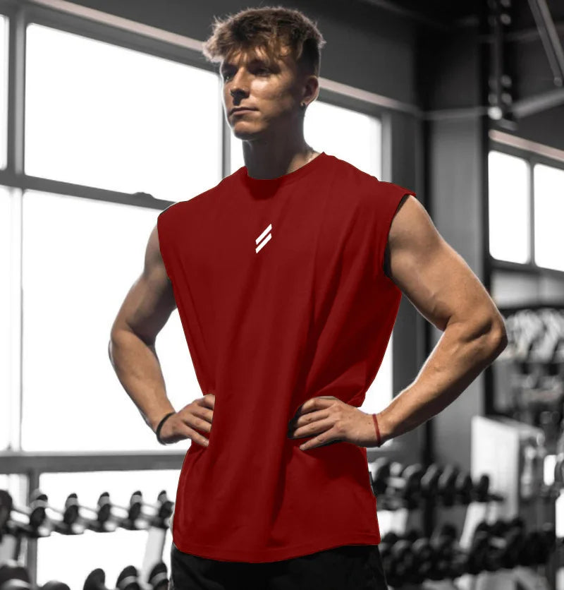 Men Quick Dry Mesh Gym Tank Top