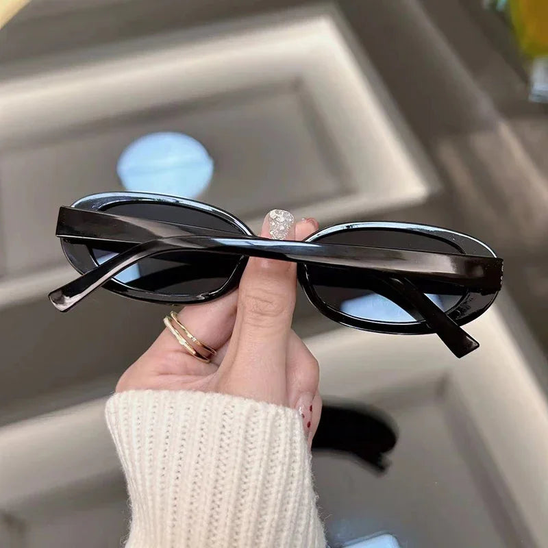 Women Leopard Oval Vintage Designer Sunglasses UV400