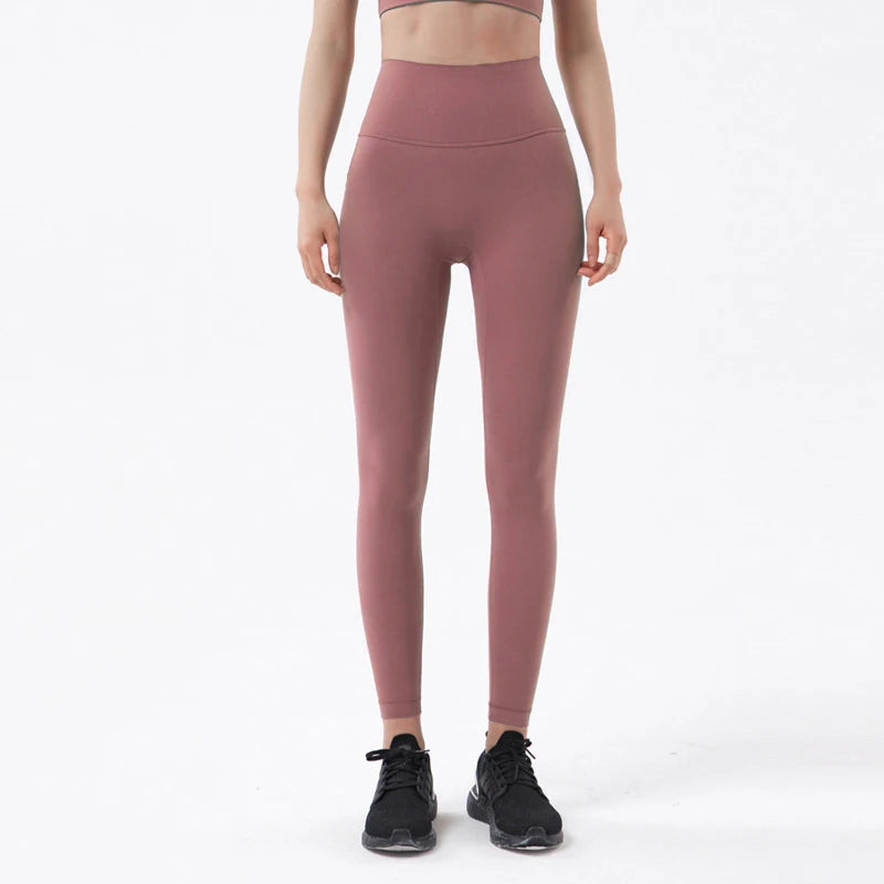 High Waist Nylon Yoga Leggings for Women