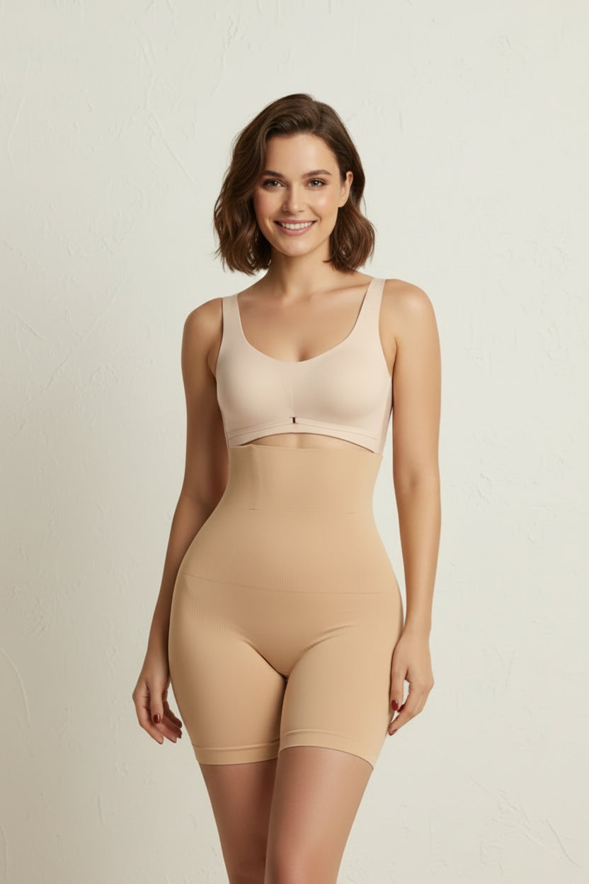 High Waist Tummy Control Boyshort Shapewear for Women