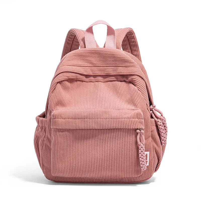 Large Capacity Corduroy Backpack for Women
