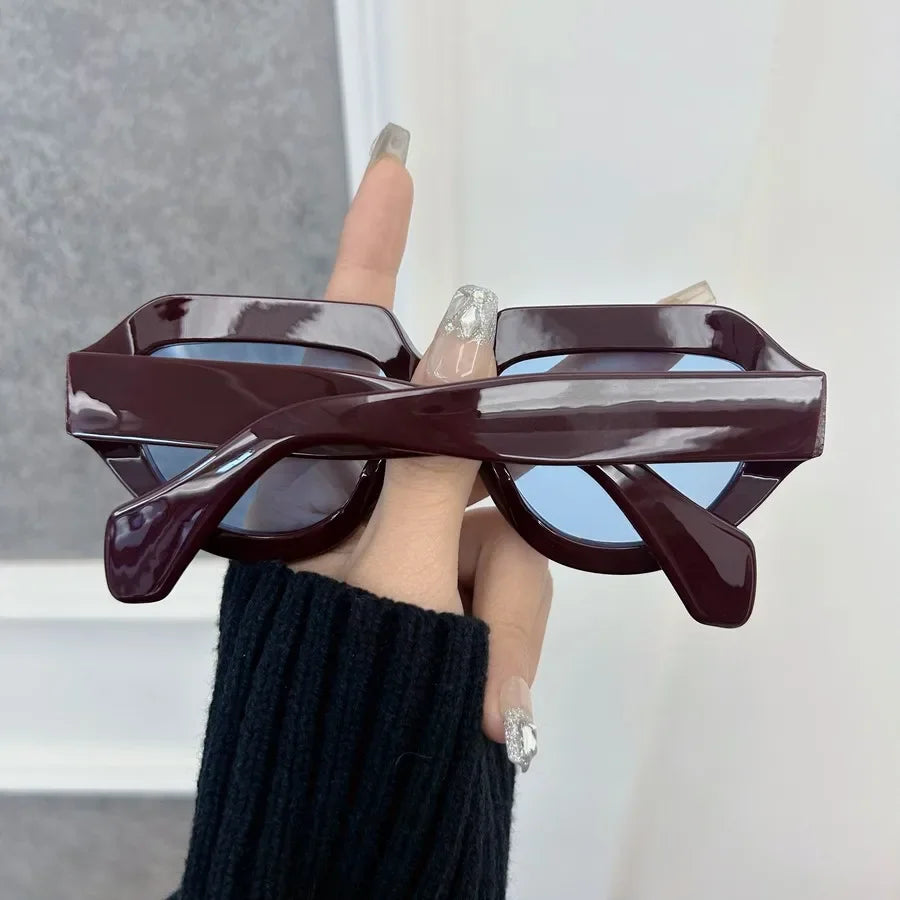 Women Vintage Square Retro Classic Fashion Sunglasses